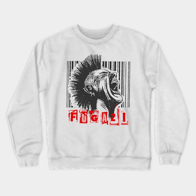 fugazi barcode Crewneck Sweatshirt by plerketekuk